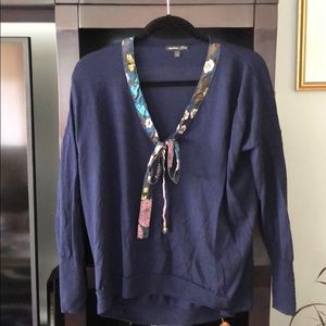 Abigail Borg for J. Crew navy sweater